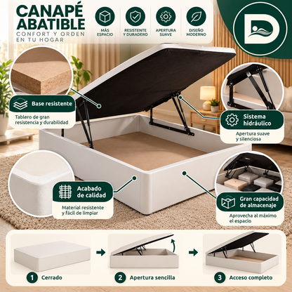 Canapé abatible