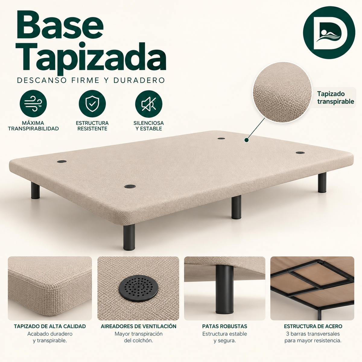 Base tapizada